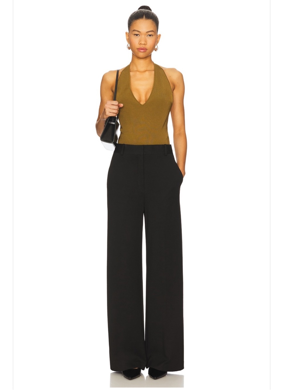 Theory Trouser Pants in Black.